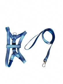 Simple Nylon Dog Leash And Harness - No. 5 - 彩色 - 查看 3