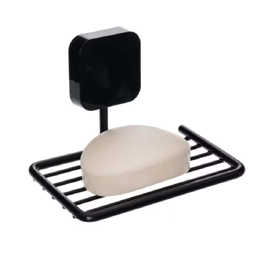 Porta Sabonete Saboneteira De Aço Com Adesivo Para Banheiro