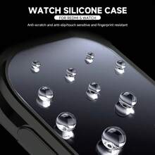 Verchromte Schutzhülle kompatibel mit Redmi Watch 5 Active/Lite Smartwatch, weiches Schutzgehäuse, stoßfeste Hülle kompatibel mit Zubehör für Watch - für Redmi Watch 5 Active - Übersicht 8