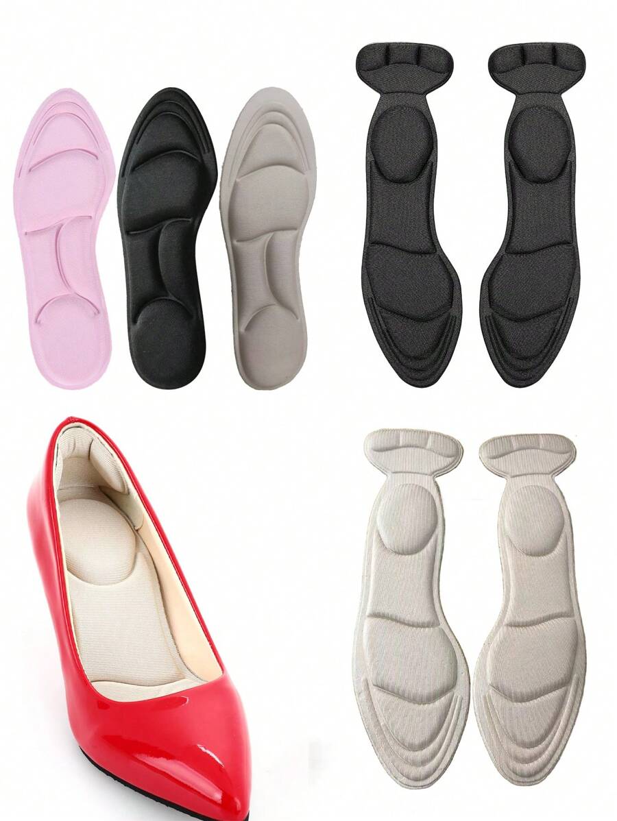 HALF    INSOLE 1 双舒适 5D 鞋垫/2 合 1 鞋垫 - 轻质、柔软、无味泡沫，让您在家轻松行走和放松