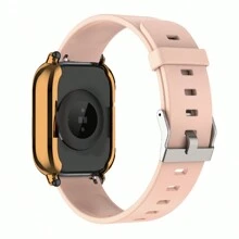 Verchromte Schutzhülle kompatibel mit Redmi Watch 5 Active/Lite Smartwatch, weiches Schutzgehäuse, stoßfeste Hülle kompatibel mit Zubehör für Watch - für Redmi Watch 5 Active - Übersicht 3