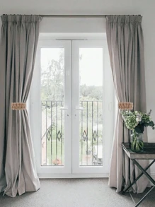 1pc/2pcs Twisted Cord Curtain Tieback Back To School - Multicolor - View 7