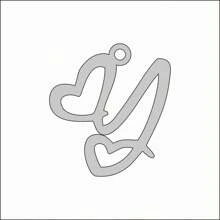 Single Stainless Steel Gold-Color Women's Initial Heart Necklace, Simple & Personalized Design, Perfect Pendant Gift For Girlfriend On Christmas Or Valentine's Day,Mom,Mother,Mother's Day,Gift