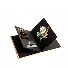 1 Stück Akkordeon-Falt Fotoalbum zum Selbstgestalten, Paar Familie Kinder Wachstums Fotobuch, leerer Einband für Individualisierung, kreatives Geschenk zu Geburtstag und Valentinstag