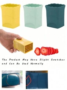 1個杯子切片器,手持杯子切片器,蛋切片器,不銹鋼草莓切片器,快速製作水果蔬菜沙拉草莓切割機,香蕉切片器,廚房小工具,多功能水果切片器 - 可重復使用的香蕉,草莓和蛋切片器 - 可清洗的廚房小工具和工具,方便備用,2023年新款小型水果切片杯 - 不銹鋼草莓片 （綠色） - 綠色 - 查看 9