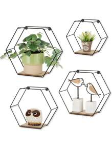 3 sztuki żelaza można zmontować lampę ścienna półka do przechowywania dekoracji ściennych domu można łączyć montowana na ścianie dekoracja ścienna półka ekspozycyjna bez perforacji półka ścienna do przechowywania w pokoju ręka biuro zielone szczątki roślinne półka do przechowywania kwiatów lalek (wyślij hak)