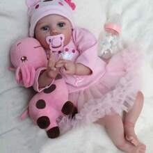 Vivid Rebirth Baby Doll -20 Inch Realistic Newborn Real-Life Baby Doll, With Clothes And Toy Gifts, Suitable For 3-Year-Old Children+