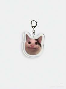 1 件超可爱猫咪钥匙扣钥匙扣趣味戒指配件包饰钥匙扣首饰爱好者最爱礼物活动礼物汽车配件学校背包哥特 Y2K - 彩色 - 查看 7