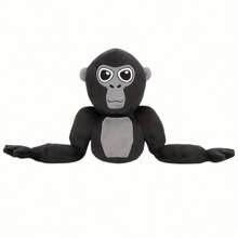 Juguete de peluche suave de gorila de 40 cm/15,75 pulgadas - Regalo adorable para aficionados a los juegos, muñeco de peluche para el cumpleaños, mejor opción para niños, compañero de juegos de etiqueta, compañero de mimos, juguete de malvavisco, mimos, amigo para abrazar, muñecos de peluche lindos, juguete de peluche de Poppy Playtime, animal