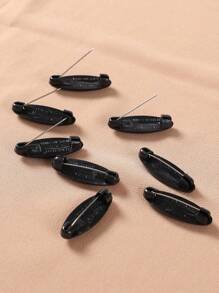 8pcs/Bag Head Scarf Clips, Hijab Pins, Brooches, In OPP Bag