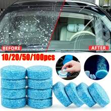 10/20/50/100Pcs High Concentration Effervescent Tablets, Front Windshield Cleaning Tablets, Anti-Fogging Agent- Used To Remove Oil And Fog, Clean Your Glass And Windows Immediately - Blue - View 7