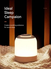 USB Rechargeable Mini Touch Night Light - Adjustable Brightness LED Bedside Lamp With 3 Color Options, Perfect For Reading & Home Decor