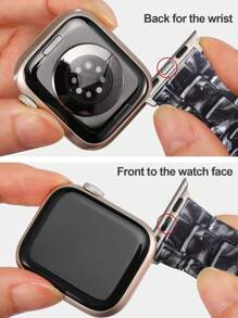 Stainless Steel Apple Watch Connector Adapter, With Disassembly Tool, Compatible With Apple Watch 38mm/40mm/41mm, 42mm/44mm/45mm/49mm - Multicolor - View 6