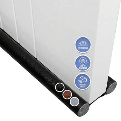 1PC Door Insulation Seal Strip Self Adhesive Soundproof Foam Rubber Weatherstrip Adjustable Under Door Sweep Gap Draft Stopper, Stickers, Wall Decal, Vinyl Decal For Home Decorations, Spring Decoration Items Refresh Your Home, Festival Decoration Stickers Gifts Birthday Graduation