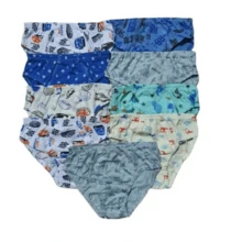Kit Of 3 Cotton Children's Briefs - Nhiều màu - Xem 3
