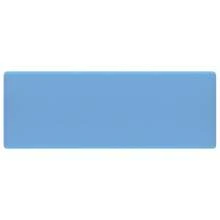 Luxury Light Blue Ceramic Basin Overflow 41x41 Cm - Blue - View 2