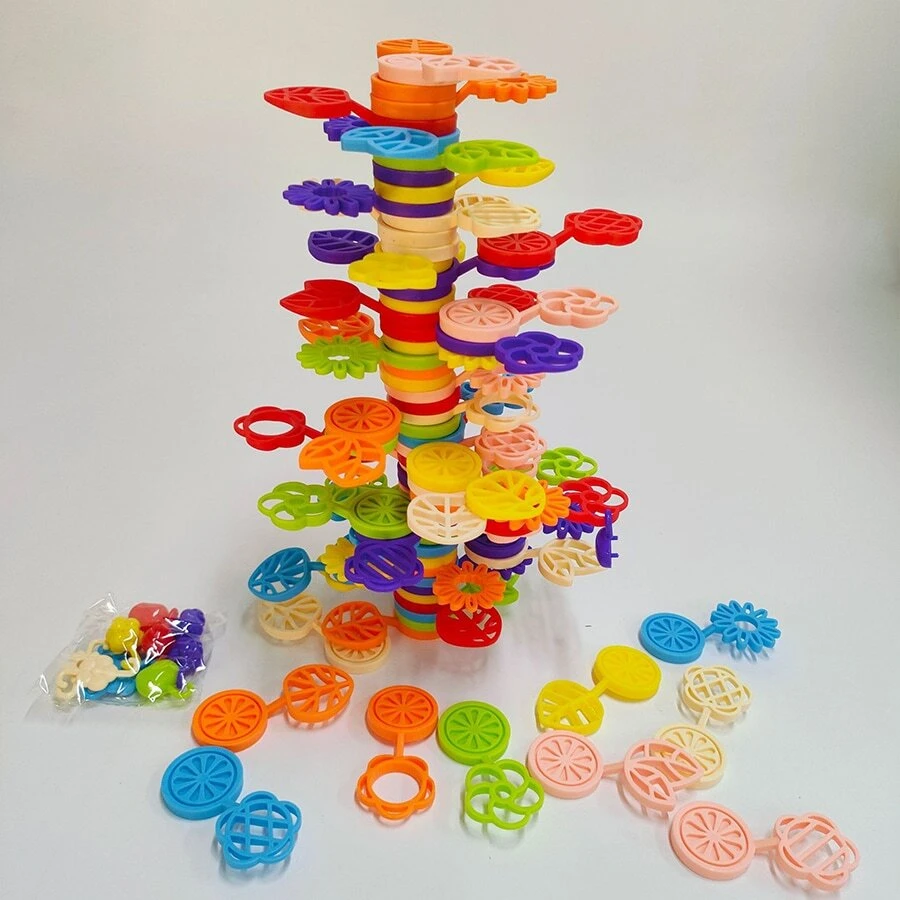 Educational Toy Construction Building Stacking Game - DIY Stacking Tree ...