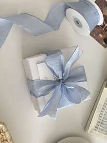 Emballage cadeau de bouquet de fleurs en mousseline, emballage de fête avec nœud ruban, matériel artisanal floral en tulle, DIY pour accessoires vestimentaires, décoration de mariage Saint-Valentin