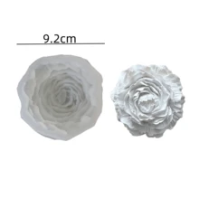 Molde de Silicone em Forma Floral 3D para Velas DIY Minimalistas para Decoração de Aniversário, Presentes de Casamento, Artes e Artesanato