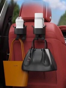 1pc Multi-Functional Car Mounted Hook, Cup Holder, Phone Holder, Essential Car AccessoryFor Women Storage Organizer Travel Essentials Back To School Dormitory Storage