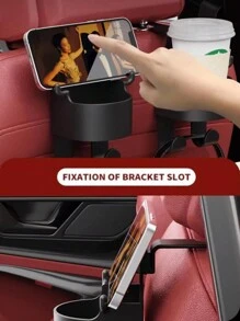 1pc Multi-Functional Car Mounted Hook, Cup Holder, Phone Holder, Essential Car AccessoryFor Women Storage Organizer Travel Essentials Back To School Dormitory Storage