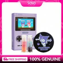 Rom&nd Romand X Sanrio My Melody Kuromi WHATEVER GIRLS  Edition Christmas Gift Set 3pcs - 1 Foundation Cushion 10g + 2 Lip Gloss (#07+#08) - Tint #13 Custard Mauve+Tint #15 Cheeky Taro+Cushion #04 Be 23+ Palette #11 Cheeky Cheeky Garden - Xem 1