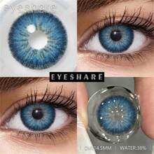 Eyeshare 1Pair Color Contact Lenses For Eyes Cosmetic High Quality Blue Lenses Gray Contacts Fashion Cosmetic Green Eye Lenses Halloween Costume Cosplay