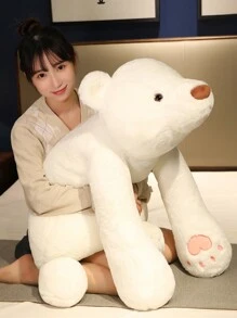 大熊猫毛绒动物玩具枕头，可爱白色北极熊拥抱毛绒枕头柔软棕熊适合青少年卡哇伊生日成人房间装饰情人节装饰儿童礼物 - 彩色 - 查看 7