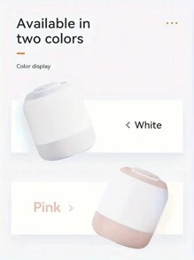 USB Rechargeable Mini Touch Night Light - Adjustable Brightness LED Bedside Lamp With 3 Color Options, Perfect For Reading & Home Decor