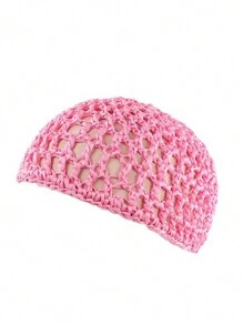 1pc Handmade Crochet Hair Net, Hair Bun Net To Protect Hair, Durable Women'S Modeling Mesh Hair Net, Super Breathable Mesh Hook Hair Net, Fashionable And Simple Design, Comfortable At Night, Full Head Wrap Professional Head Flower Hair Net Bag, Multifunctional Daily Headband, Perfect Hair Care Solution For Women, Hair Accessories For Women, Perfect Gift For
