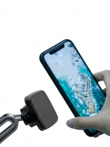 Car Cup Holder Stable Magnetic Phone Mount Cellphone Stand Compatible With IPhone, Android Phone, Gift For Birthday, Family, Friends For Summer Gifts Birthday Driving Car Accessories Car Phone Holder Strong Load-Bearing - Black - View 8