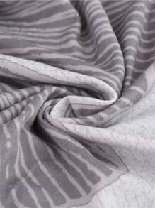 1pc Ginkgo Leaf Printed Polyester Spandex Stretchable Chair Cover, For Home And Hotel Use