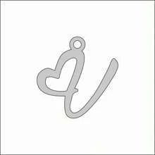 Single Stainless Steel Gold-Color Women's Initial Heart Necklace, Simple & Personalized Design, Perfect Pendant Gift For Girlfriend On Christmas Or Valentine's Day,Mom,Mother,Mother's Day,Gift