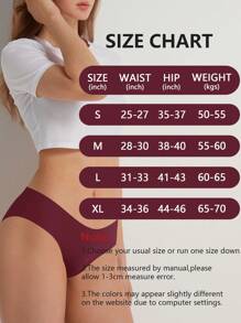 10-Pack Seamless Breathable Fabric Comfortable Briefs