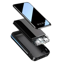 Portable 50000mAh Power Bank Fast Charger Battery Pack 2USB Universal For Phone - Black - View 5