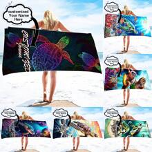 1 Khăn tắm biển mềm mại và thoải mái được cá nhân hóa, Khăn tắm biển tùy chỉnh theo tên dành cho nam và nữ, Khăn tắm biển, Khăn tắm hồ bơi phòng tắm được cá nhân hóa theo tên của bạn. - Nhiều màu - Xem 13