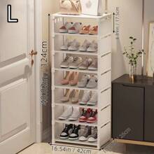 1 szt. Domowy poszerzony stojak na buty, 6-warstwowy / 8-warstwowy schowek na buty, szafka na buty wejściowe, urządzenie do przechowywania butów w akademiku, przechowywanie butów materiałowych, przytulne wymagania domowe