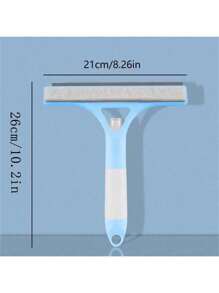 1pc 3-In-1 Glass Squeegee With Scraper, Spray Bottle, Window Cleaner, Multifunctional Handheld Shower Window Glass Scraper For Spraying, Washing And Scraping, For Windows, Tiles, Automotive Windshield, Mirrors, Bathrooms, Cleaning Supplies, Cleaning Tools