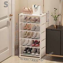 1 szt. Domowy poszerzony stojak na buty, 6-warstwowy / 8-warstwowy schowek na buty, szafka na buty wejściowe, urządzenie do przechowywania butów w akademiku, przechowywanie butów materiałowych, przytulne wymagania domowe