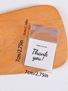 100 件透明礼品袋，适合珠宝包装，返校情人节 - 白色 - 查看 13