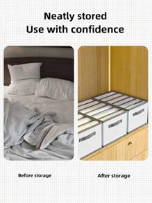 1 pezzo Scatola pieghevole in tessuto Oxford, armadio per cabina, adatto per jeans, maglioni e altre decorazioni, decorazione primaverile e autunnale, decorazione natalizia per la camera, decorazione della casa, decorazione autunnale per la camera da letto, decorazione natalizia per la camera da letto, regalo per le vacanze