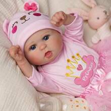 Vivid Rebirth Baby Doll -20 Inch Realistic Newborn Real-Life Baby Doll, With Clothes And Toy Gifts, Suitable For 3-Year-Old Children+