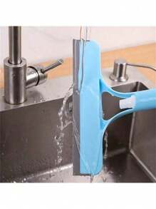 1pc 3-In-1 Glass Squeegee With Scraper, Spray Bottle, Window Cleaner, Multifunctional Handheld Shower Window Glass Scraper For Spraying, Washing And Scraping, For Windows, Tiles, Automotive Windshield, Mirrors, Bathrooms, Cleaning Supplies, Cleaning Tools