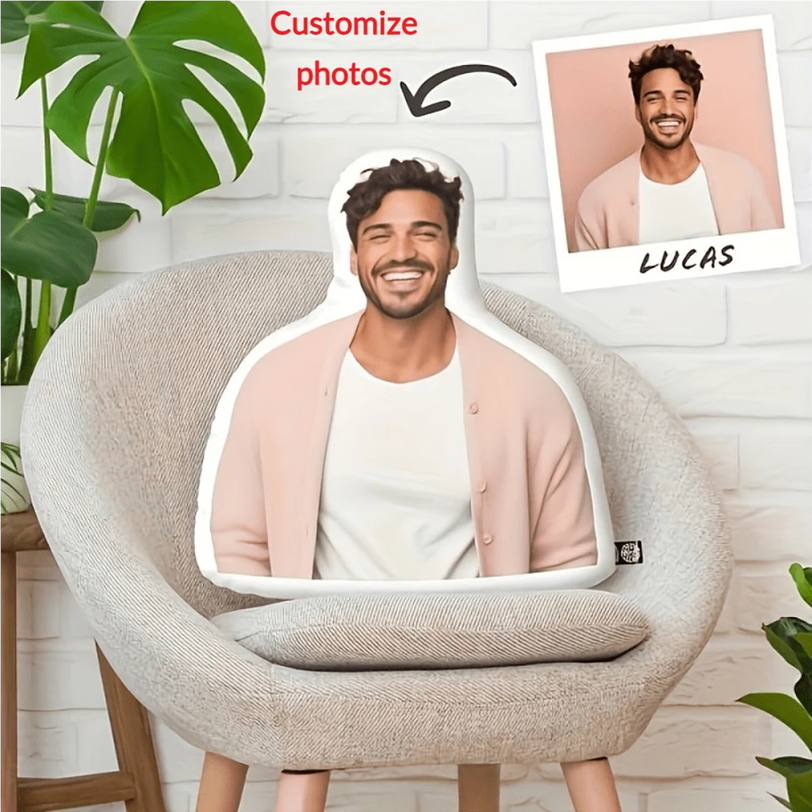 Reversible Asymmetric Printed Throw Pillow, Artistic Photo Commemorative Pillow, Personalized Gift, Home Decor, Room Decor, Living Room Decor, Sofa Decor - Fantasy Theme, Digital Printing, Ideal Gift For Family And Friends. Durable, Breathable, Lightweight, Washable, Fun, Cute, Heartfelt, Soft, Comfortable, Elegant, Minimalist, Customizable, Personalized, Unique. Ideal Gift For Him, Ideal Gift For Her, Boyfriend Gift - Upload Pictures to Customize Pillows - View 1