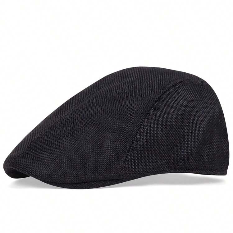 1 pieza Gorra de estilo "newsboy" de malla unisex para niños, sombrero protector solar para exteriores para niños y niñas, para viajes - Multicolor - Añade 9
