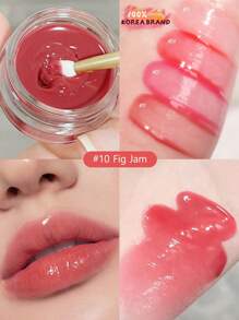 Dasique 果香润唇膏（#10 无花果酱）| 高光泽妆效 | 保湿 | 纯素，无动物实验 | 润唇膏，韩国化妆品礼品 - #10 Fig Jam - 查看 1
