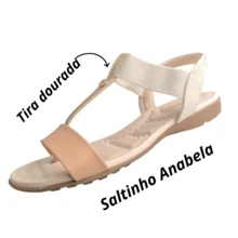 Modare Comfortable Women's Flat Easy-To-Fit Wedge Sandal - 米色 - 查看 3