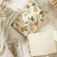 Cubierta de libreta A5 con diseño de naranjas, funda protectora de planificador, protector de cuaderno, suministros de oficina