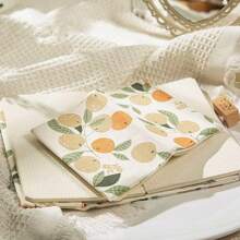 Cubierta de libreta A5 con diseño de naranjas, funda protectora de planificador, protector de cuaderno, suministros de oficina