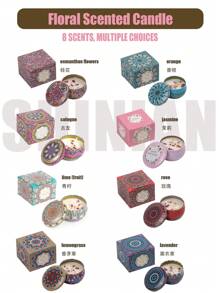 20 Scents- 9pcs/4pcs/1pc Aromatherapy Candles, Vases Candles, Homemade Soy Candle Cups, Vases, And Candles In Homemade Soy Candle Cups Are Perfect, Perfect Gift For Family And Friends, Tin Cans Of Aromatherapy Candles, For Birthday, Valentine's Day Or Mother's Day Travel, Aromatherapy Gift Box,Christmas Decorations,Christmas Decor, Valentine's Day New Year Christmas Gift Gifts Graduation